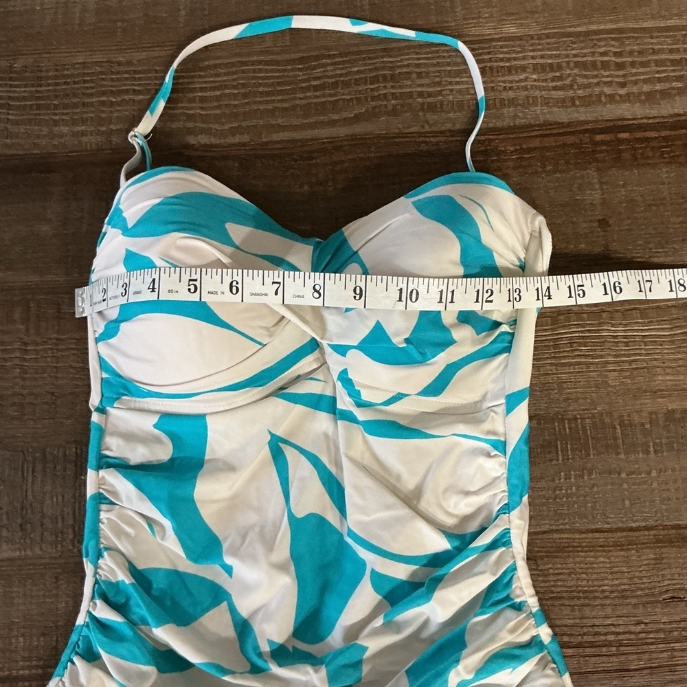 Anne Cole Women's Standard Twist Front Shirred One Piece Swimsuit Size 12 - Picture 5 of 6